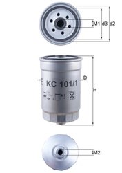 Filtru combustibil KNECHT KC 101/1