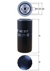 Filtru combustibil MAHLE KC 217