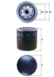 Filtru combustibil KNECHT KC 59