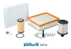 SET FILTRE PURFLUX KIT12 - Compatibil cu FIAT, NISSAN, OPEL, RENAULT, VAUXHALL