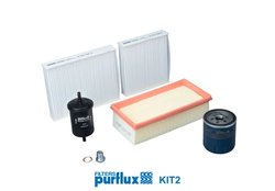 SET FILTRE PURFLUX KIT2 - Compatibil cu CITROEN, DS, PEUGEOT