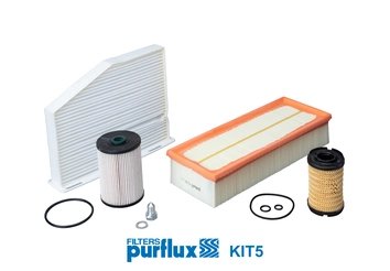 SET FILTRE PURFLUX KIT5 - Compatibil cu AUDI, SKODA, VW