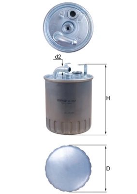 Filtru combustibil KNECHT KL 100/1