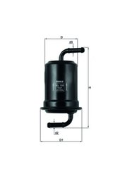 FILTRU COMBUSTIBIL KNECHT KL 159 - Compatibil cu MAZDA, PROTON