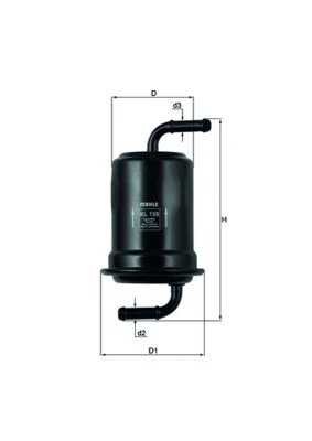 FILTRU COMBUSTIBIL KNECHT KL 159 - Compatibil cu MAZDA, PROTON
