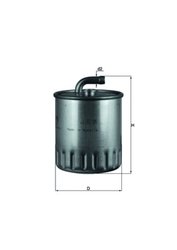 Filtru combustibil MAHLE KL 179
