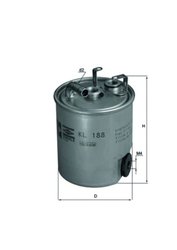 FILTRU COMBUSTIBIL KNECHT KL 188 - Compatibil cu JEEP