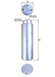 FILTRU COMBUSTIBIL KNECHT KL 229/11 - Compatibil cu VW