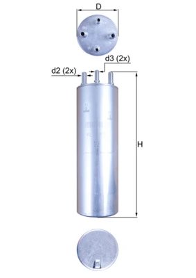 FILTRU COMBUSTIBIL KNECHT KL 229/11 - Compatibil cu VW