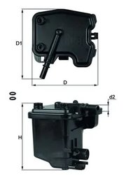 FILTRU COMBUSTIBIL KNECHT KL 431D - Compatibil cu CITROEN, FIAT, FORD, MAZDA, MINI, PEUGEOT, SANTANA, SUZUKI, VOLVO