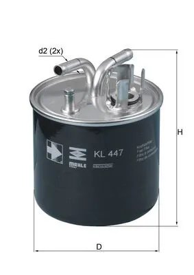 FILTRU COMBUSTIBIL KNECHT KL 447 - Compatibil cu AUDI