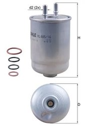 FILTRU COMBUSTIBIL KNECHT KL 485/16D - Compatibil cu RENAULT