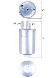 FILTRU COMBUSTIBIL KNECHT KL 505 - Compatibil cu SSANGYONG