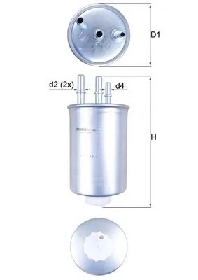 FILTRU COMBUSTIBIL KNECHT KL 505 - Compatibil cu SSANGYONG