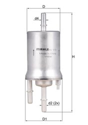 Filtru combustibil KNECHT KL 572