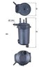Filtru combustibil MAHLE KL 632D