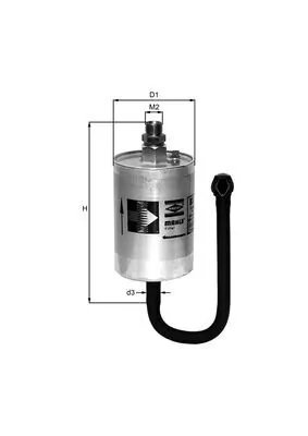 FILTRU COMBUSTIBIL KNECHT KL 69 - Compatibil cu PORSCHE