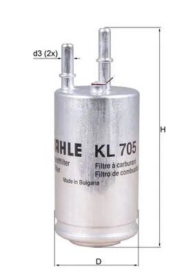 FILTRU COMBUSTIBIL KNECHT KL 705 - Compatibil cu VOLVO