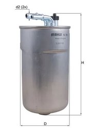 Filtru combustibil KNECHT KL 792