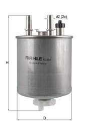 FILTRU COMBUSTIBIL MAHLE KL 834 - Compatibil cu RENAULT