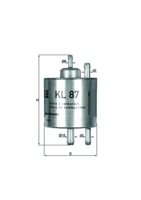 FILTRU COMBUSTIBIL KNECHT KL 87 - Compatibil cu MERCEDES-BENZ
