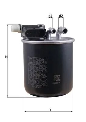 FILTRU COMBUSTIBIL KNECHT KL 948 - Compatibil cu INFINITI, MERCEDES-BENZ