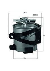FILTRU COMBUSTIBIL KNECHT KLH 44/22 - Compatibil cu RENAULT