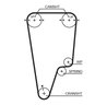 Set distributie curea si pompa apa Gates KP15505XS
