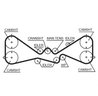 Set distributie curea si pompa apa Gates KP25612XS-2