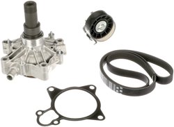 Pompa apa + Set curea transmisie cu caneluri Gates KP56PK121