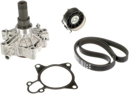 Pompa apa + Set curea transmisie cu caneluri Gates KP56PK121