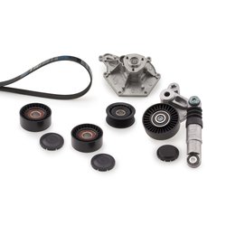 Pompa apa + Set curea transmisie cu caneluri Gates KP66PK250