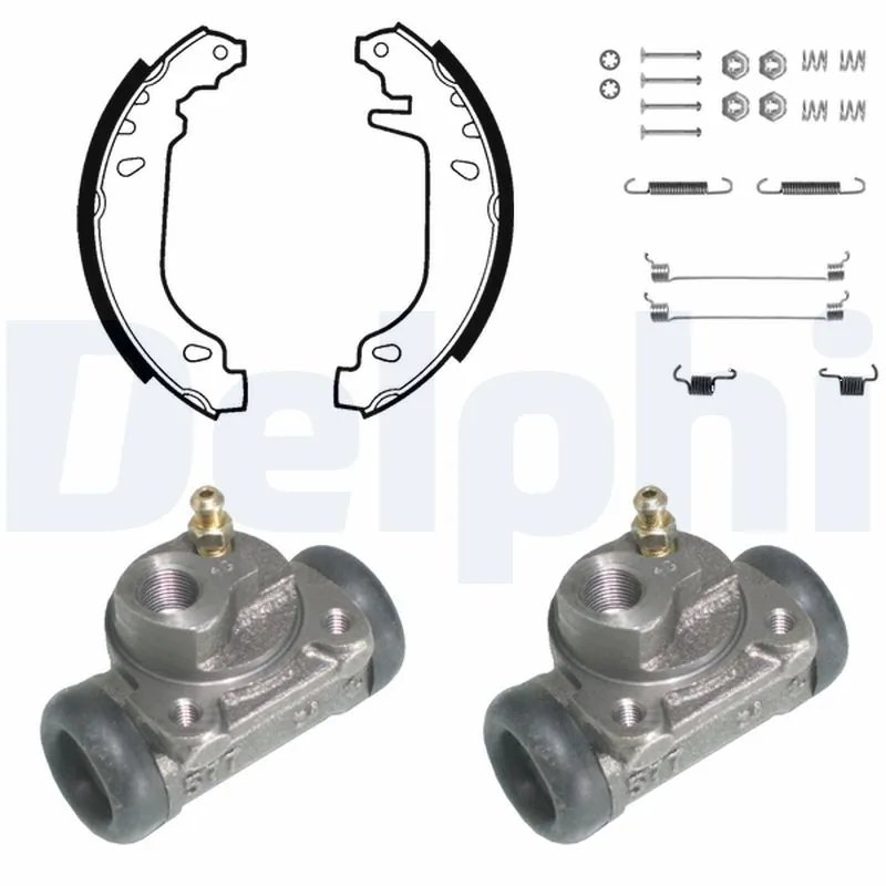 SET SABOTI FRANA DELPHI KP827 - Compatibil cu RENAULT