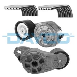 Set curea transmisie cu caneluri Dayco KPV197HD