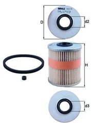 FILTRU COMBUSTIBIL MAHLE KX 218D - Compatibil cu NISSAN, OPEL, RENAULT, VAUXHALL