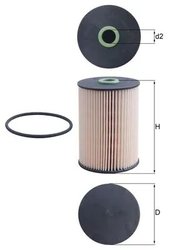 Filtru combustibil MAHLE KX 228D