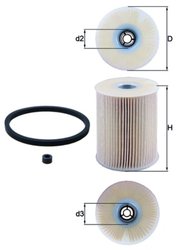 Filtru combustibil MAHLE KX 231D