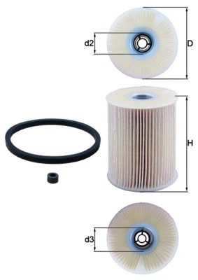 Filtru combustibil MAHLE KX 231D