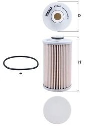 FILTRU COMBUSTIBIL KNECHT KX 344D - Compatibil cu HONDA
