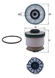 FILTRU COMBUSTIBIL MAHLE KX 385D - Compatibil cu FORD, FORD AUSTRALIA, MAZDA