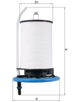Filtru combustibil MAHLE KX 398