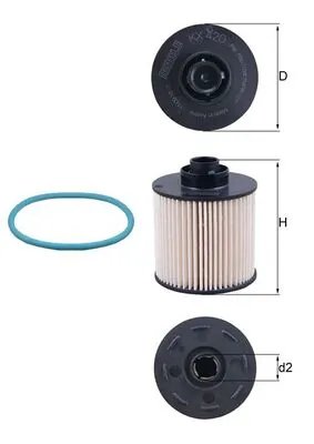 FILTRU COMBUSTIBIL KNECHT KX 420D - Compatibil cu CITROEN, DS, FORD, FORD USA, OPEL, PEUGEOT, TOYOTA, VAUXHALL