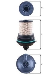 Filtru combustibil MAHLE KX 480
