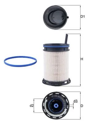 FILTRU COMBUSTIBIL KNECHT KX 494D - Compatibil cu AUDI, VW