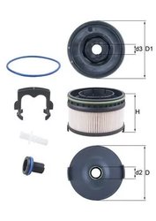 Filtru combustibil KNECHT KX 568KIT