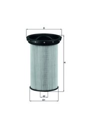 Filtru combustibil MAHLE KX 69