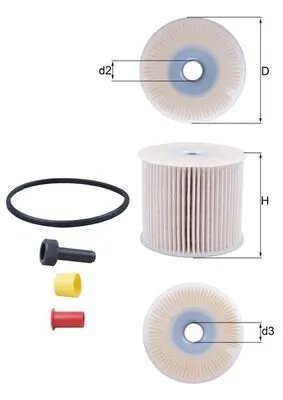 Filtru combustibil MAHLE KX 85D
