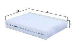 FILTRU AER HABITACLU KNECHT LA 1174 - Compatibil cu CITROEN, PEUGEOT, TOYOTA