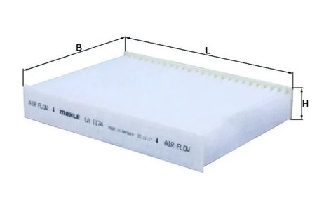 FILTRU AER HABITACLU KNECHT LA 1174 - Compatibil cu CITROEN, PEUGEOT, TOYOTA