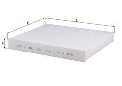 FILTRU AER HABITACLU KNECHT LA 120 - Compatibil cu AUDI, HYUNDAI, LAMBORGHINI, MERCEDES-BENZ, PORSCHE, PUCH, SEAT, SKODA, VW